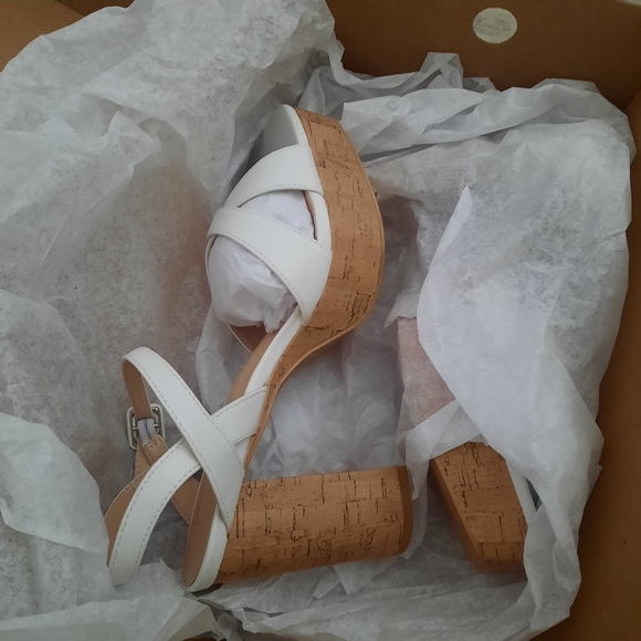 French Connection Cork Heels - Picture 6 of 10